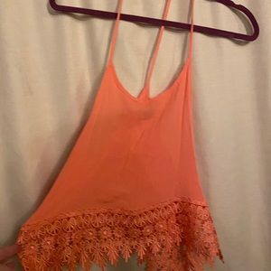 Peach colored top